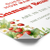 Boho Arch Berry Sweet raden hoeveel gummy Beren Poster (Hoek)