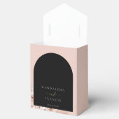 Boho arch bruiloft bedankdoosjes (Geopend)