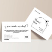 Boho Arch Business bedankkaart