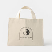 Boho Arch Celestial Crescent Moon Goddess  Tote Bag (Achterkant)
