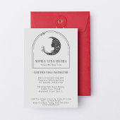 Boho Arch Celestial Crescent Moon Yoga Instructeur Flyer