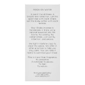 Boho Arch Celestial Crescent Moon Yoga Instructeur Reclamekaart (Achterkant)