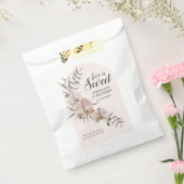 Boho Arch Dusty Orchids Love is Sweet Weddenschap Bedankzakje (Gezegeld)