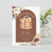 Boho Arch Fruit Pannenkoek Vrijgezellenfeest Brunc Kaart (Staand voorkant)