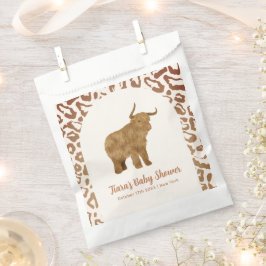 Boho Arch Heilige Koe Western Baby shower Bedankzakje