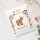 Boho Arch Heilige Koe Western Baby shower Bedankzakje (Gezegeld)