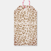 Boho Arch Heilige Koe Western Baby shower Cadeaulabel (Achterkant)