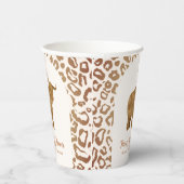 Boho Arch Heilige Koe Western Baby shower Papieren Bekers (Rechts)