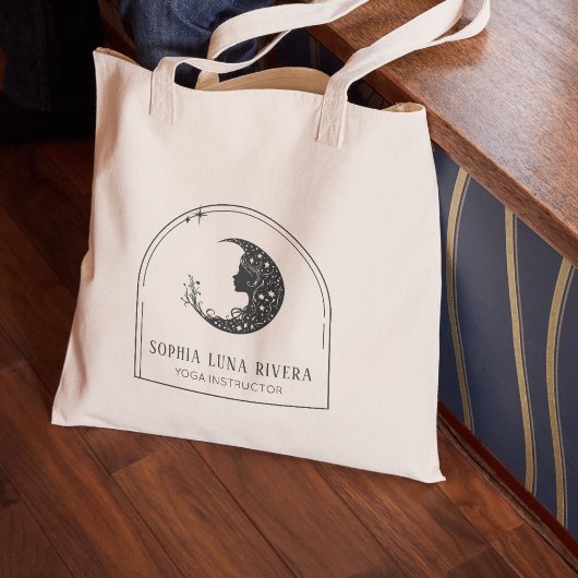 Boho Arch Hemelse Halve Maan Godin Tote Bag