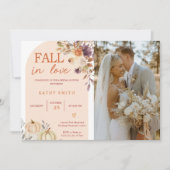 Boho Arch Herfst In liefde Vrijgezellenfeest Rusti Kaart (Voorkant)