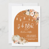 Boho Arch Herfst Pumpki BBQ Couple Shower Invitati Kaart (Voorkant)