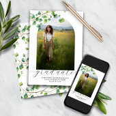 Boho Arch Ivy, Wit Afstuderen Aankondiging