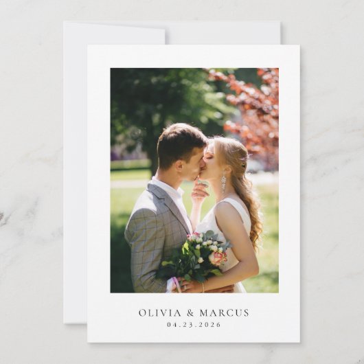 Boho Arch Kleurrijke Floral Spring Elegant Bruilof Save The Date (Achterkant)