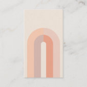 Boho Arch minimalistisch Visitekaartje (Voorkant)