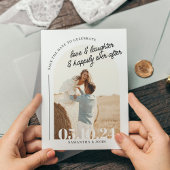 Boho Arch Moderne foto Save The Date
