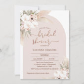 Boho Arch Orchards Pampas Grass Vrijgezellenfeest Kaart (Voorkant)