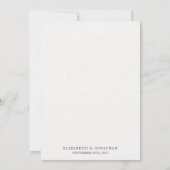 Boho arch pampas moderne huwelijksuitnodiging kaart (Achterkant)