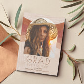 Boho Arch Photo Girl High School Afstuderen