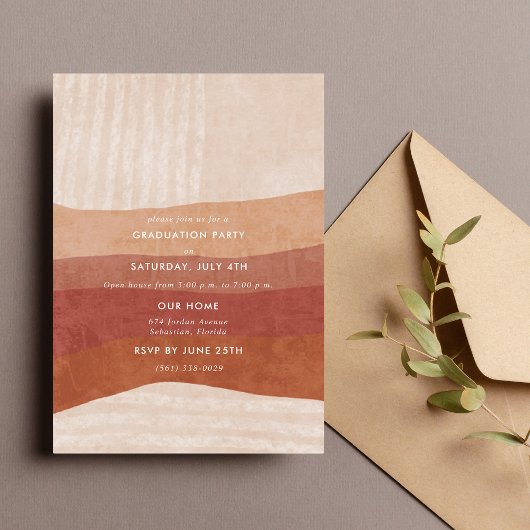 Boho Arch Photo Girl High School Afstuderen