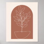 Boho Arch Plant 3 Poster (Voorkant)