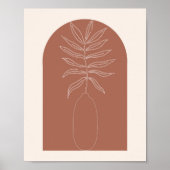Boho Arch Plant 4 Poster (Voorkant)