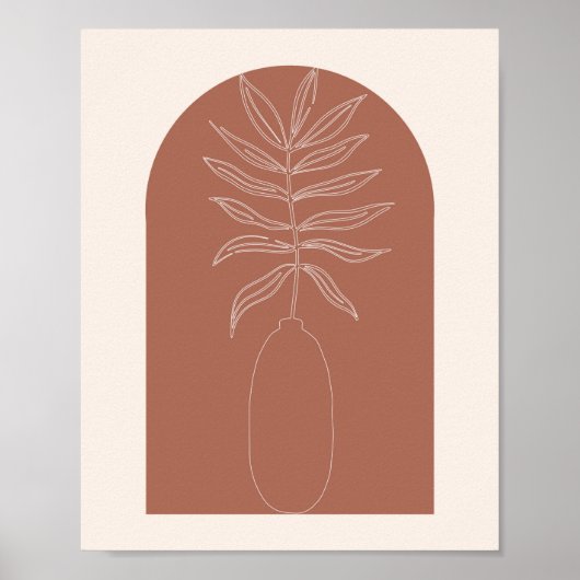 Boho Arch Plant 4 Poster (Voorkant)
