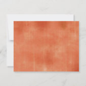 Boho Arch Pompoen Terracota Bloemen Verjaardag Bedankkaart (Achterkant)