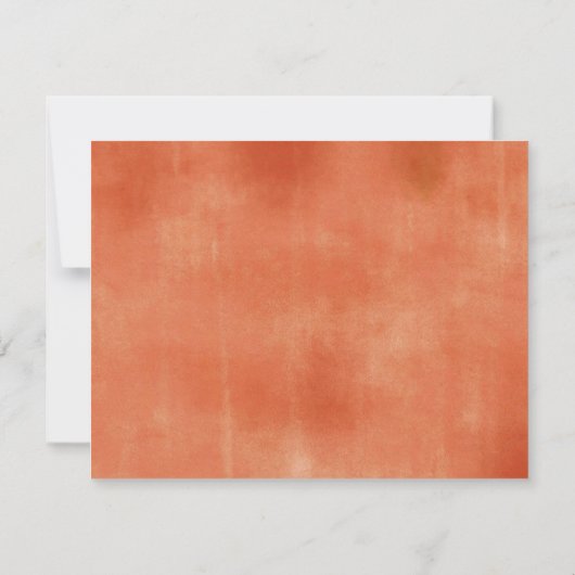 Boho Arch Pompoen Terracota Bloemen Verjaardag Bedankkaart (Achterkant)