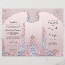 Boho arch spring bloemen stoffige roze hyacinten