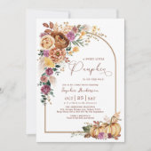 Boho Arch Sweet Little Pumpkin Baby shower (Voorkant)