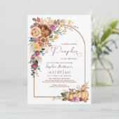 Boho Arch Sweet Little Pumpkin Baby shower (Staand voorkant)