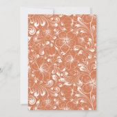 Boho Arch Terra Cotta Bewaar de datum Kaart (Achterkant)