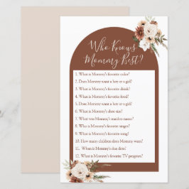 Boho Arch Terracota die mama het beste spel kent