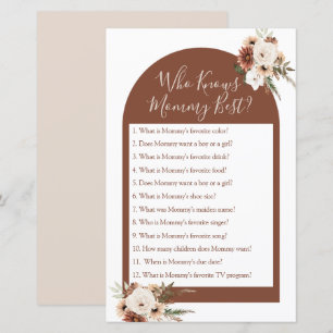 Boho Arch Terracota die mama het beste spel kent