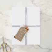 Boho arch terracotta Vrijgezellenfeest Cadeaulabel (Met Touw)