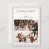 Boho Arch Vakantie Fotokaart, Vrolijk Kerstfeest Feestdagenkaart (Achterkant)