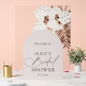 Boho Arch Vrijgezellenfeest welkom acryl teken Acryl Bord (Huwelijk)