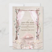 Boho Arch Waterverf Sunset on the Beach Kaart (Voorkant)