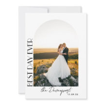 Boho Arch Wedding Foto Dank je