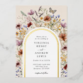 Boho Arch Wedding Uitnodiging (Voorkant)