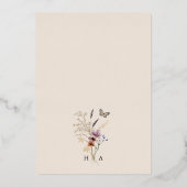 Boho Arch Wedding Uitnodiging (Achterkant)