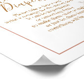 Boho Arch White Pumpkin Floral Night Diapers Poster (Hoek)