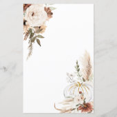 Boho Arch White Pumpkin Love Prayers for Baby Sign (Achterkant)