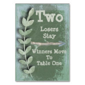 Boho Arrow Bunco Table Card #2 Kaart (Achterkant)