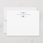 Boho Arrow Casual paar Stationery Notitiekaartje (Voorkant)