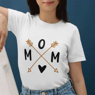 Boho Arrow MOM Shirt - Minimalistische stammoeder
