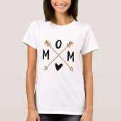 Boho Arrow MOM Shirt - Minimalistische stammoeder (Voorkant)