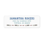 Boho Arrow Return Address Labels (Voorkant)