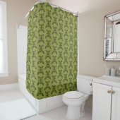 Boho Arrow Squares Shower Curtain Douchegordijn (In situ)