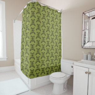 Boho Arrow Squares Shower Curtain Douchegordijn